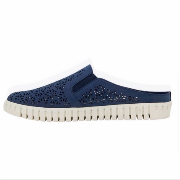 Jsport Ladies' Floral Mule, Navy Blue (10) - Picture 11 of 12